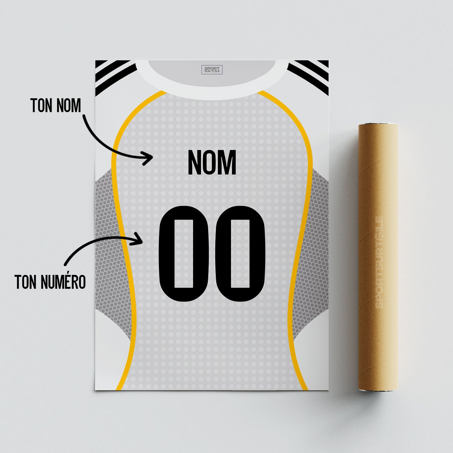 AFFICHE REAL MADRID - DOMICILE